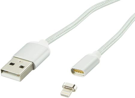 Blow USB-A/ Lightning Magnetic 1m Biały (66107)