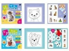 Kolorowanka 21x21 16 Kotki Pieski Ceny I Opinie Ceneopl