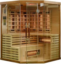 Wooder Sauna infrared z koloroterapią EA3CR 150x150 brązowy - Opinie i ceny na Ceneo.pl