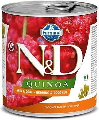 N&D Quinoa Skin&Coat Herring 285G