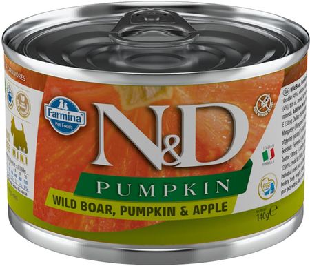 N&D Pumpkin Boar & Apple 140G