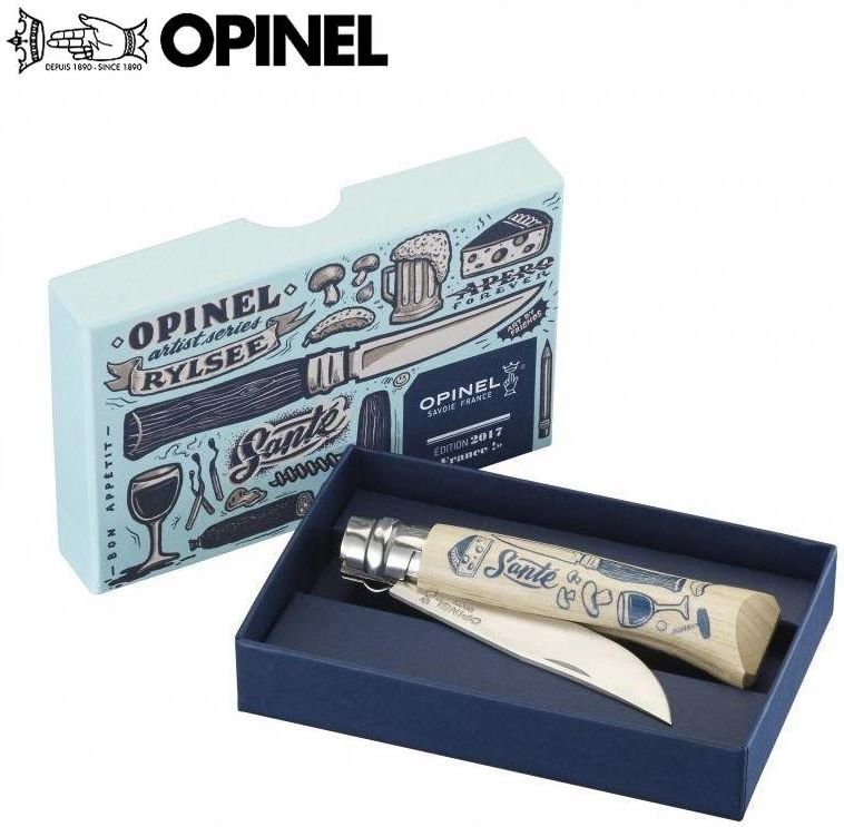 Nóż składany Opinel Inox Natural No. 8 - Sklep Turystyczny Wypad