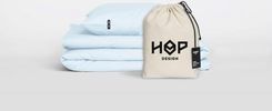 Hop Design Pościel Perkal 140X200 Pure Pastelowy Błękit