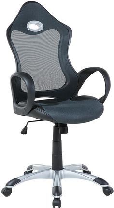 Krzesło biurowe szaro-zielone funkcja odchylenia iCHAIR