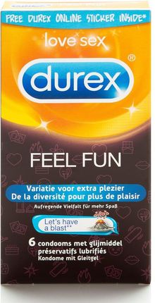 Durex Emoji Feel Fun prezerwatywy 6 sztuk