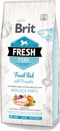 Brit Fresh Fish Pumpkin Adult Large Muscles Joints 12Kg