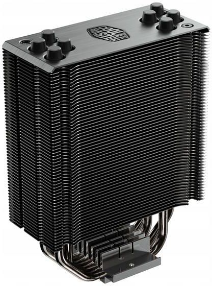 Cooler Master Hyper 212 RGB Zwarte Editie Processorkoeler met LGA1700 beugel - 4 direct touch heat pipes met koelvinnen, Silencio FP120mm RGB fan, push-pull ventilator configuratieoptie- zwart RGB