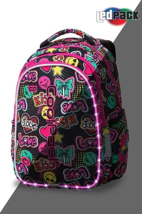 Coolpack Plecak szkolny Joy M LED Emoticons 94665CP A20205