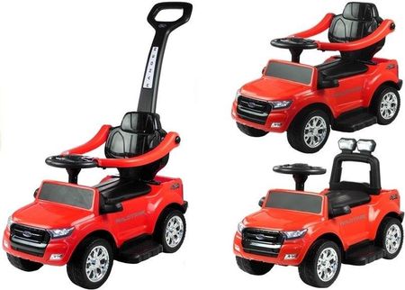 Lean Toys Jeździk Ford Ranger Wildtrak Z Pchaczem Czerwony 2493