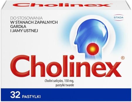 Cholinex 32 pastylki do ssania
