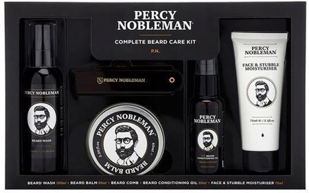 Percy Nobleman Complete Beard Care Kit Ekskluzywna Pielęgnacja Brody balsam 65ml + olejek 50ml + szampon 100ml + krem 75ml