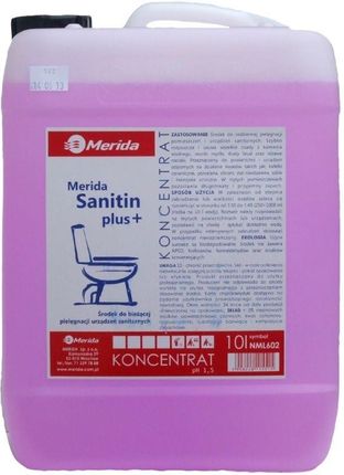 Merida Sanitin Plus+ 10 Litrów Do Łazienki Nml602