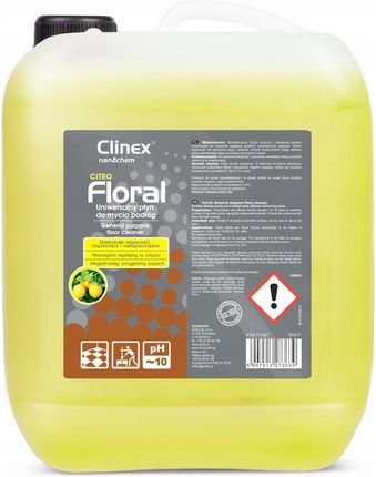 Clinex Floral Citro 10L Uniwersalny Płyn Do Podłóg