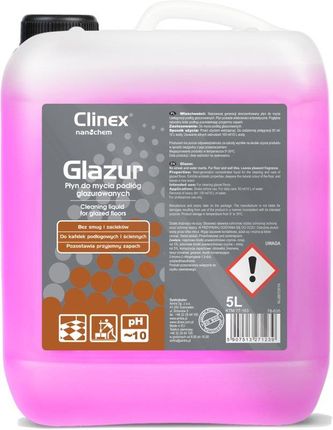 Clinex Glazur Do Mycia Podłóg Płytek Glazurowanych 5L