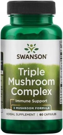 Swanson Triple Mushroom Standarized Complex 60 kaps