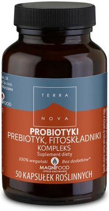 Terranova Probiotyki Prebiotyk Fitoskładniki 50 kaps