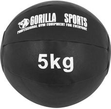 Zdjęcie Gorilla Sports Piłka Lekarska Czarna 5Kg - Pleszew