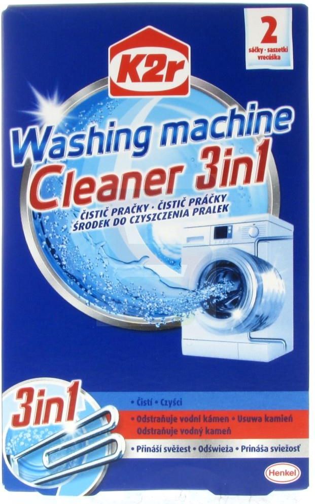 Henkel K2R Washing Mashine Cleaner 3W1 Proszek Do Czyszczenia Pralek 2