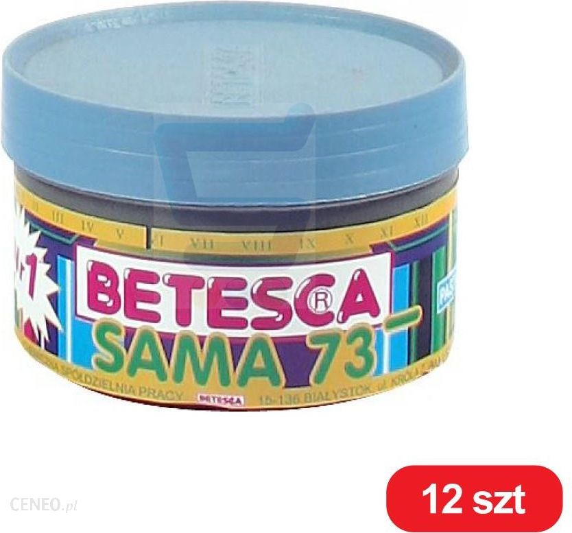 Betesca Sama 73 Pasta Czyszczaca 250 G X 12 Szt Opinie I Atrakcyjne Ceny Na Ceneo Pl