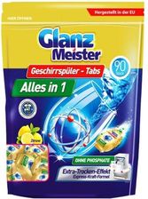 Ranking Glanz Meister Tabletki Do Zmywarki Alles In 1 90szt. Jakie tabletki do zmywarki? Ranking