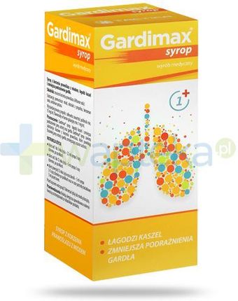 Gardimax syrop na kaszel dla dzieci 1+ 100ml