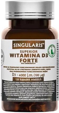 Singularis Superior witamina D3 Forte 4000 dla dorosłych 120 kaps