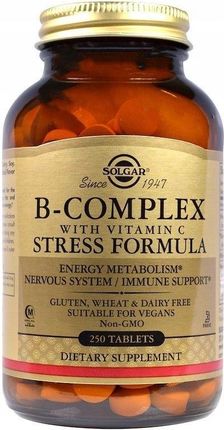Tabletki SOLGAR STRESS Formula B-Complex + C 250 szt.