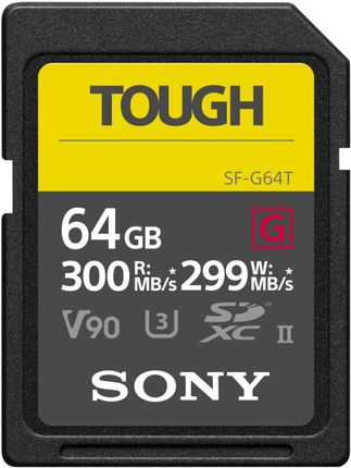 Sony SDXC 64GB SF-G Tough UHS-II U3 V90 (SF64TG)