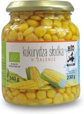 Zdjęcie Europa Kukurydza Słodka Zalewie W Słoiku Bio 340G 230G - Mieroszów