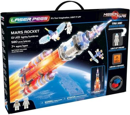 Laser Pegs Klocki Mars Rocket 