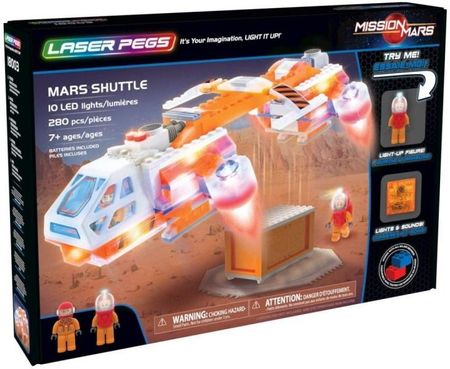 Laser Pegs Klocki Mars Shuttle 