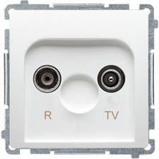 Zdjęcie Simon Gniazdo ścienne Basic anten. RTV końcowe (moduł), BMzAK10/1.01/11 biały - Zabrze