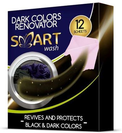 Aur Wash Smart Chusteczki do ciemnych kolorów (12 sztuk)