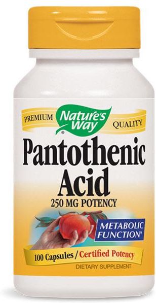 Natures Way Pantothenic Acid Kwas Pantotenowy Witamina B5 100 Kaps Opinie I Ceny Na Ceneopl 5591