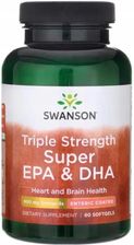 Zdjęcie Swanson Kwasy Dha 253mg + Epa 647mg 60 kaps - Lubin