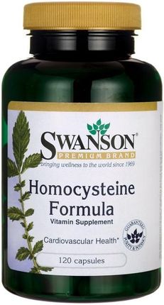 Swanson Modulatory Homocysteiny + Wit. B6, B12, Kwas Foliowy Homocysteine Formula 120 kaps