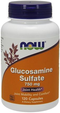 Now Foods Glukozamina Siarczan Glukozaminy 750mg 120 kaps