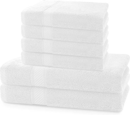 Decoking Ręcznik Bawełniany Towel Bamboo Biały 50X100 Cm