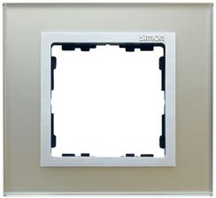 Simon Ramka 82 1x kryształ-srebrny/pośrednia alu. mat, 82917-62