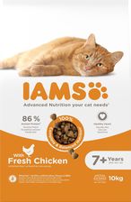 IAMS Advanced Nutrition – sucha karma dla kotów w wieku powyżej 7 lat ze świeżym kurczakiem 10kg