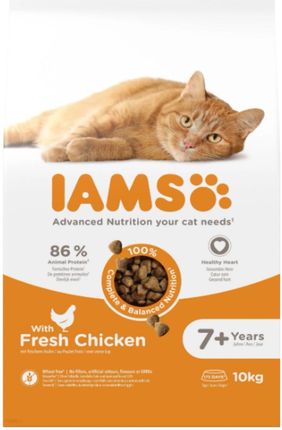 IAMS for Vitality Senior ze świeżym kurczakiem 2x10kg