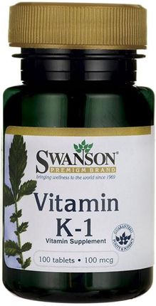 SWANSON Vitamin K-1 100mcg 100 tabl