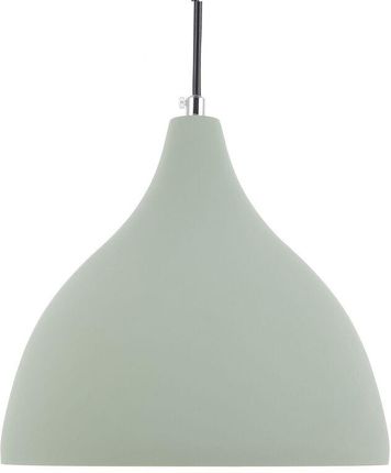 Beliani Lampa sufitowa wisząca gipsowa zielona 1 klosz okrągły dzwon minimalistyczna Lambro