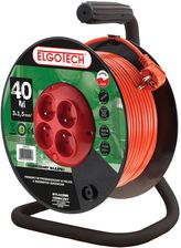 Zdjęcie Elgotech Przedłużacz ogrodowy bębnowy 40m 3x1,5mm 4x2P+z - Dynów