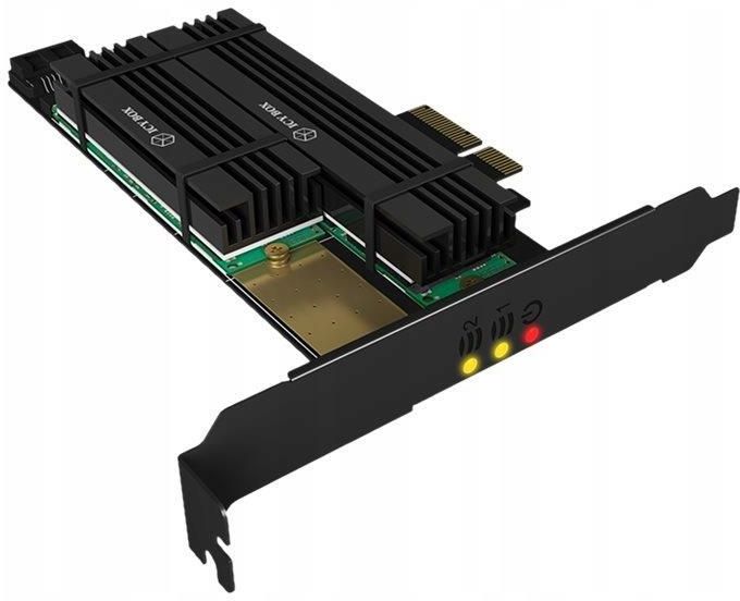 IcyBox Karta PCIe do 2x M.2 (IBPCI215M2HSL) - zdjęcie 1 IcyBox Karta PCIe do 2x M.2 (IBPCI215M2HSL)