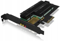 jakie Kontrolery wybrać - IcyBox Karta PCIe do 2x M.2 (IBPCI215M2HSL)