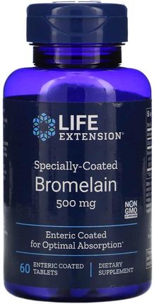 Lifeextension Bromelaina Specially Coated Bromelain 60 Tabl