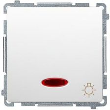 Simon Wyłącznik ścienny Basic światło z podśw. (moduł), BMS1L.01/11