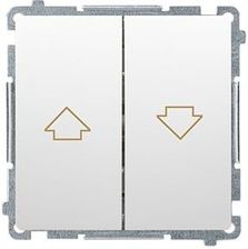 Zdjęcie Simon Wyłącznik ścienny Basic żaluzjowy (moduł), BMz1.01/11 biały - Łomianki