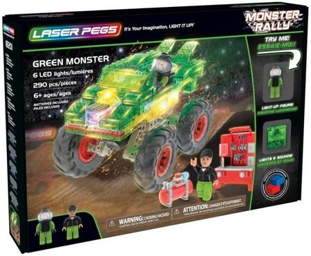 Laser Pegs Klocki Green Monster 